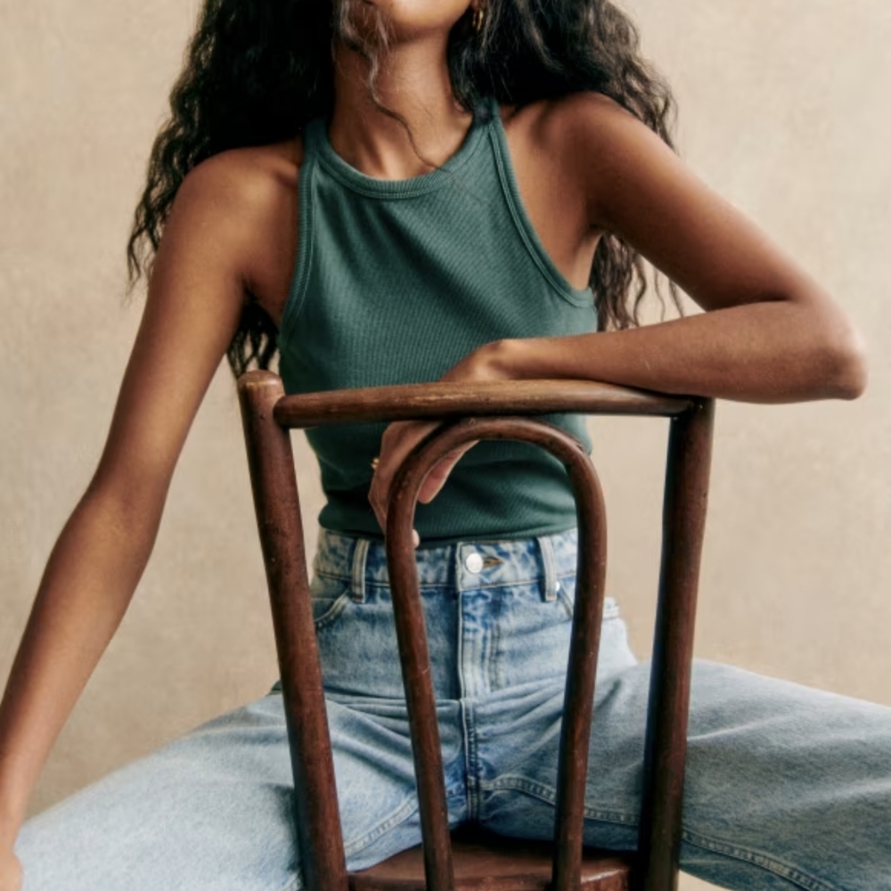 Sezane Marcelo Sage tank top